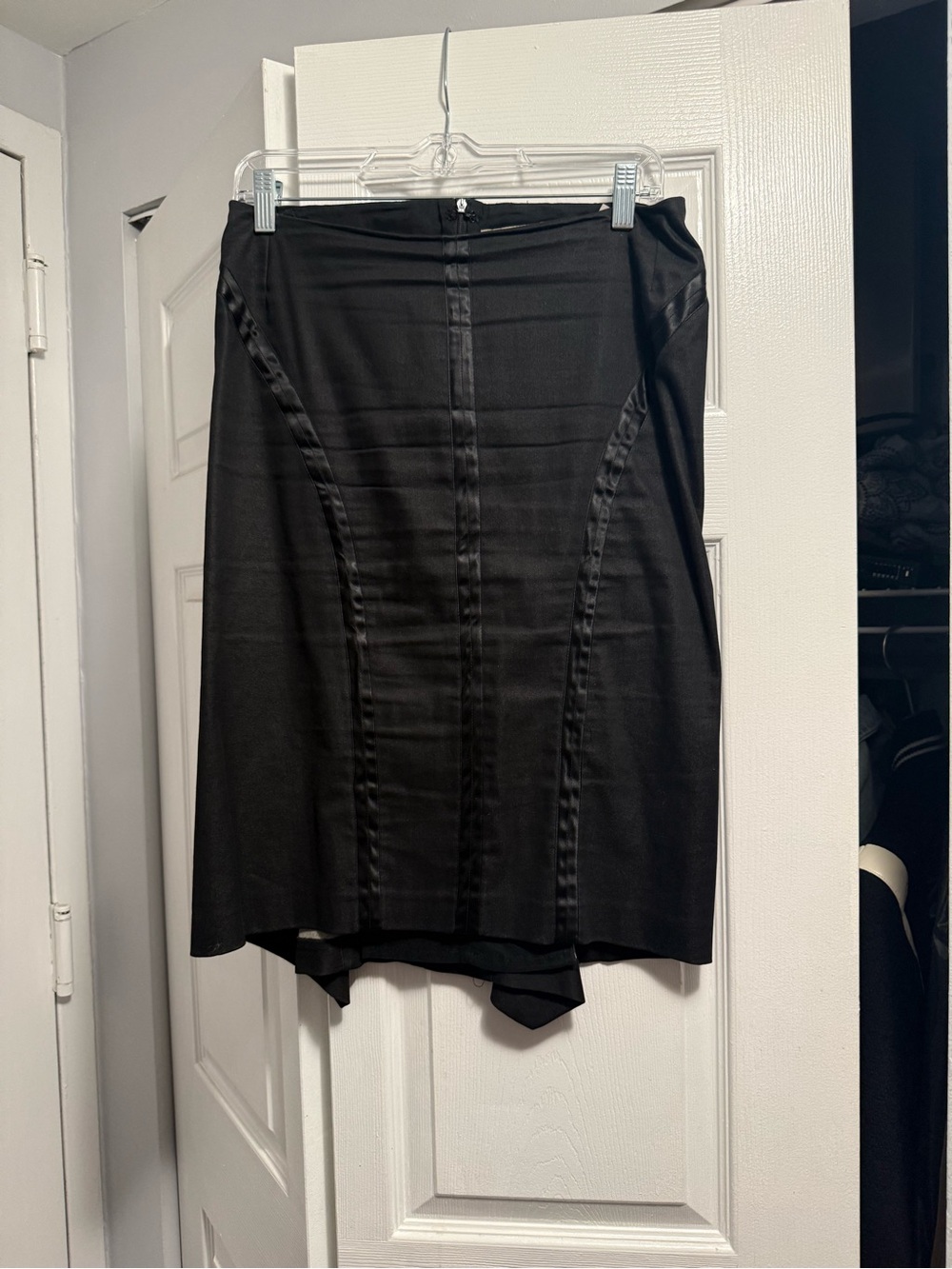 Black Women's Ponte Pencil Skirt